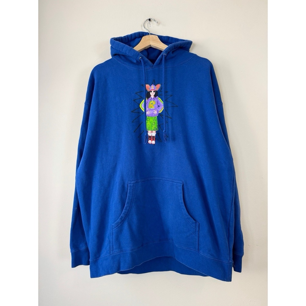 Remi Wolf No Chuck E Cheese In Los Feliz Music Album Graphic Blue‎ Hoodie - XL